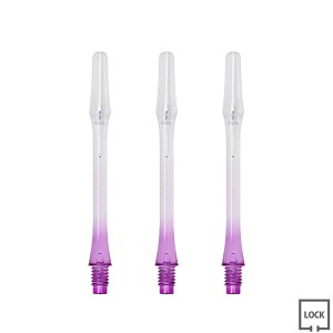 JOKERDRIVER(�W���[�J�[�h���C�o�[) ��-ZERO- Gradation SHAFT ���N���A �����^�C�v�� 38.5mm(XL) ���p�[�v�����@(�_�[�c �V���t�g darts shaft Clear Purple �[���V���t�g �O���f�[�V���� �v���N�e�B�X)