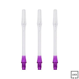 JOKERDRIVER(�W���[�J�[�h���C�o�[) ��-ZERO- Gradation SHAFT ���N���A �����^�C�v�� 41.5mm(XXL) ���p�[�v�����@(�_�[�c �V���t�g darts shaft Clear Purple �[���V���t�g �O���f�[�V���� �v���N�e�B�X)