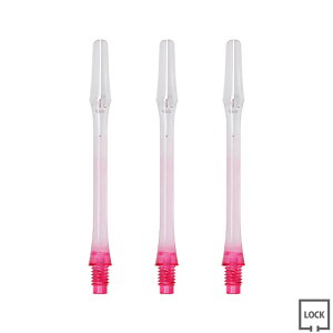 JOKERDRIVER(�W���[�J�[�h���C�o�[) ��-ZERO- Gradation SHAFT ���N���A �����^�C�v�� 41.5mm(XXL) ���s���N���@(�_�[�c �V���t�g darts shaft Clear Pink �[���V���t�g �O���f�[�V���� �v���N�e�B�X)
