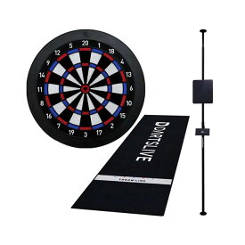 【セット商品】DARTSLIVE Home(ダーツライブホーム) & DARTSLIVE ポールスタンド & DARTSLIVE Home スローマット (ダーツ ボード)