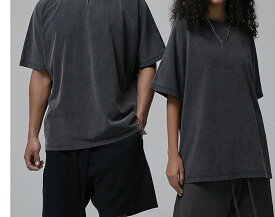 Tシャツ半袖 240g 8.5オンス Uカットカジュアルな印象100%綿Tシャツ プルなサマーTシャツは、Oネックと半袖のデザインが特徴です ゆったりとしたフィット感が快適なTシャツです [ユニセックス]