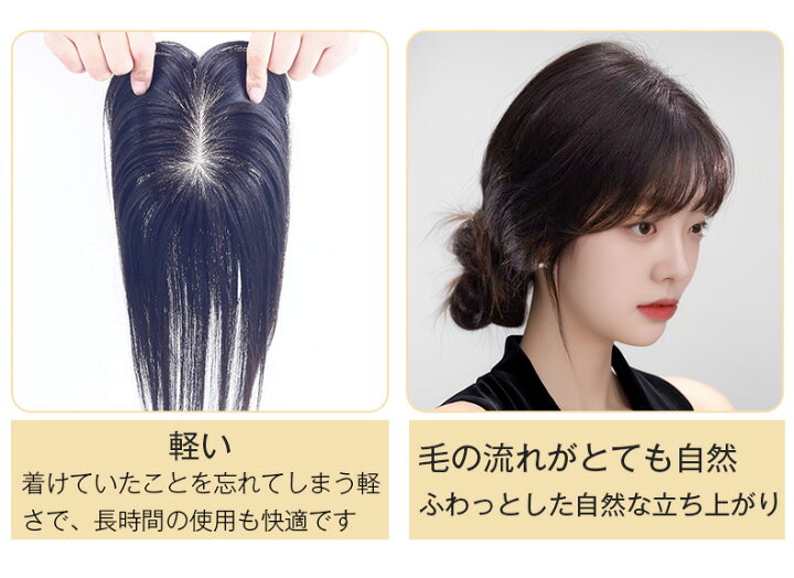 楽天市場】返品・色交換可 部分ウィッグ 人毛100%レミー 総手植え 
