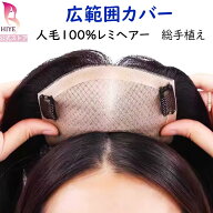 1,200円OFFクーポンあり 5/9 20:00-5/16 1:59まで【試着可能 返品OK】 部分ウィッグ 広範囲 12×13cm 総…