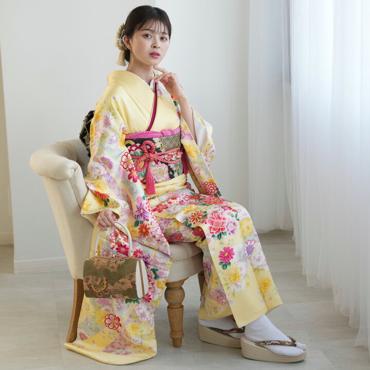 楽天市場】【レンタル】振袖 成人式 女性 振袖セット 着物 結婚式 振袖 