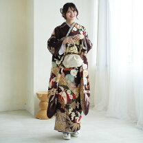 楽天市場】ブラウン（種類（着物）振袖）（着物セット｜和服 