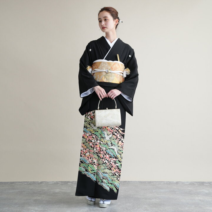 楽天市場】【レンタル】黒留袖 レンタル フルセット 高級 正絹 結婚式 