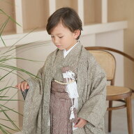 【10％OFF】七五三セット utatane 袴60cm（身長105cm-115cm前後） 七五三 5歳 袴セット ペイズリー 着物…