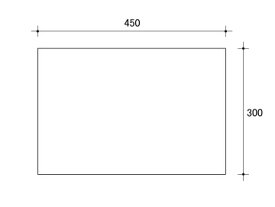 アルミ複合板(300mm×450mm)アルミ/複合版/無地/白無地/看板/表示板