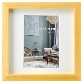 ハクバ フォトフレーム tetra（テトラ） Lサイズ 1面 ナチュラル FSQTT-NTL1 4977187491685 額縁 おしゃれ 写真たて 壁掛け かわいい 木製