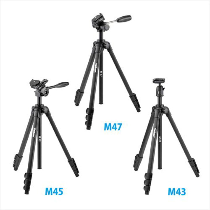楽天市場】Velbon(ベルボン) スマホ三脚 M45+スマートフォンホルダー 4907990500960 アルミ三脚 4段 3Way雲台 クイックシュー付 自撮り 動画撮影 軽量 : ハクバストア 楽天市場店