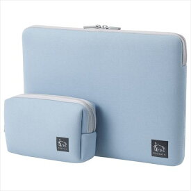 【アウトレット 訳あり特価】Chululu（チュルル） PCインナーケース 11.6インチ＆マルチポーチ ブルー SCH-PCMP116BL 4977187328073 PCケース タブレットケース インナーケース