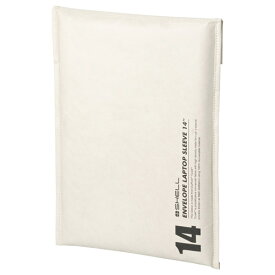 ハクバ プラスシェル エンベロープ ラップトップスリーブ 14インチ ホワイト SP-ELLS14WT 4977187328226 PCケース PCバッグ PCスリーブ インナーケース おしゃれ かわいい