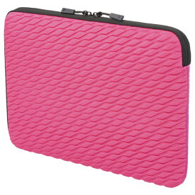 【アウトレット 訳あり特価】ハクバ エンボス PCインナーケース 14インチ ウェーブピンク SEBPC14WPK 4977187328318 耐衝撃 PCスリーブ 14インチ 縦横出し入れ可能