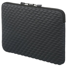 ハクバ エンボス PCインナーケース 14インチ ウェーブブラック SEBPC14WBK 4977187328332 耐衝撃 PCスリーブ 14インチ 縦横出し入れ可能