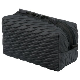 【アウトレット 訳あり特価】ハクバ エンボス マルチポーチ ウェーブブラック SEBMPWBK 4977187328363 PC周辺機器の整理に トラベル用品 化粧品にも