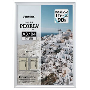 ハクバ アルミ額縁 PEORIA+(ペオリア プラス)プラス A3/B4サイズ シルバー FAPEP-SVA3 4977187510478