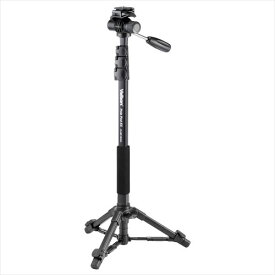 Velbon（ベルボン） スタンド型一脚 ポールポッド EX フリュードヘッド 4907990372543 ビデオ雲台 オイルフリュード雲台 カメラスタンド レバーロック式 自立一脚 一眼レフ ミラーレス ビデオカメラ 運動会 発表会