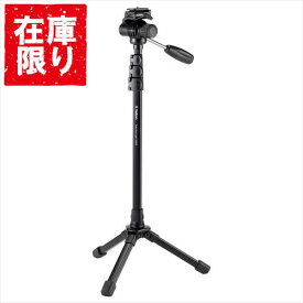 【アウトレット 訳あり特価】Velbon（ベルボン） スタンド型一脚 ポールポッド ライト ビデオ 4907990420022 ビデオ雲台 オイルフリュード雲台 カメラスタンド 自立一脚 運動会 入学式 発表会 省スペース 動画撮影