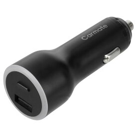 【定形外郵便350】Carmate(カーメイト）「探す」対応カーチャージャー(USB-A)【SA515】