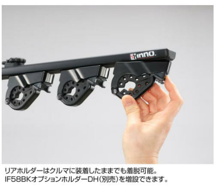 楽天市場】送料無料（沖縄・離島除く）INNO ロッドホルダーデュアル8 