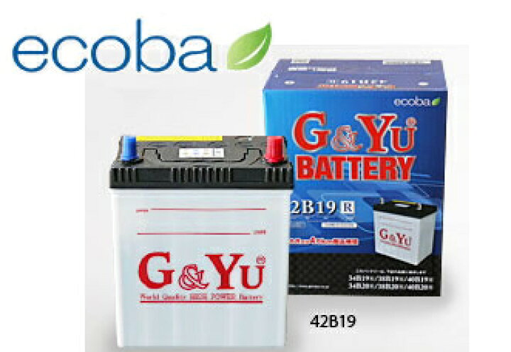 楽天市場】代引不可 G&Yuバッテリー【ecb-115D31R】ecoba(エコバ 
