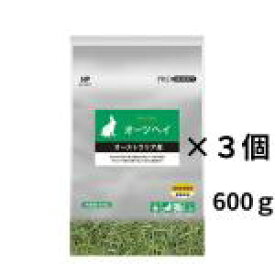 【まとめ買い】ハイペット プロセレクトオーツヘイ 600g 3個セット うさぎ モルモット チンチラ 草食小動物 Hipet 小動物用 牧草 食物繊維 豊富 飲み込んだ被毛 の 排出