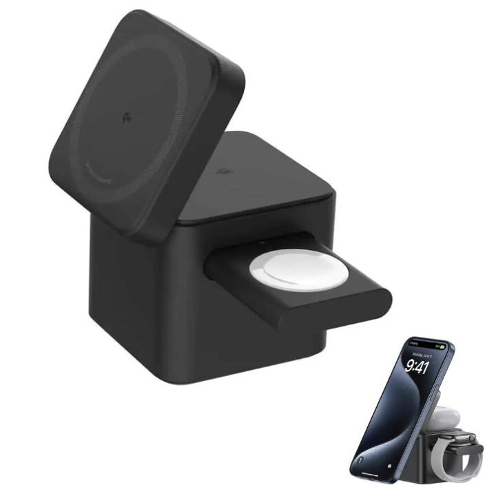 楽天市場】アンカー MagGo 3-in-1 ワイヤレス充電器 Qi2対応 iPhone 