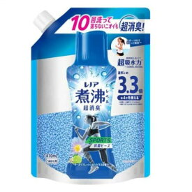 レノア 煮沸レベル消臭 抗菌ビーズ SPORTS クールリフレッシュ＆シトラス 詰替 1410mL レノア ビーズ スポーツ 青 クール 大容量 ビーズ 粒