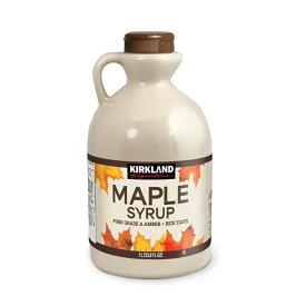 KIRKLAND カークランド シグネチャー メープルシロップ アンバーリッチテイスト グレードA 1000g シロップ 大容量 トッピング 調味料