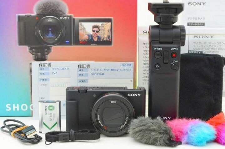 楽天市場】【中古】 『極美品』 Sony VLOGCAM ZV-1G シューティング 