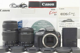 【中古】 『極美品』 Canon EOS Kiss X7 ダブルズームキット / Canon / キャノン / デジタル一眼 / ダブルレンズキット