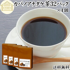 カバノアナタケ茶 32パック×4個 チャーガ茶 チャガ茶 チャーガティー チャガティー きのこ茶 樺孔茸茶 樺のあな茸 樺孔茸 きのこ 乾燥 薬膳茶 天然 100% 無農薬 農薬不使用 保存料 無添加 ベ