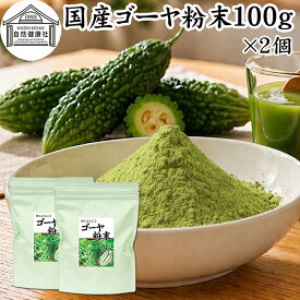 ゴーヤ粉末 100g×2個 青汁 粉末 お試し 国産 ゴーヤ パウダー 保存料 無添加 あおじる 粉末 野菜 ジュース ゴーヤー茶 ゴーヤ茶 ごーやー茶 ごーや茶 ごーやー 自然健康社 おすすめ おいしい お得 サプリメント ランキング スムージー まるごと ヴィーガン 売れ筋 丸ごと