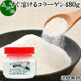 すぐ溶けるコラーゲン 480g 粉末 パウダー サプリ サプリメント コラーゲン ペプチド 送料無料 豚皮 由来 低分子 オリゴ糖 配合 動物性 水溶性 たんぱく質 飲料 健康 食品 美容 スキンケア エイジングケア collagen アミノ酸 ドリンク 手軽 使いやすい お湯 溶かすだけ イン