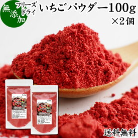 いちご パウダー 100g×2個 無添加 フリーズドライ FD イチゴ パウダー ストロベリー 粉末 ストロベリーパウダー 苺 100% 製菓用 菓子 材料 菓子材料 業務用 製菓材料 お菓子 洋菓子 送料無料 パン 材料 スイーツ 和菓子 製菓 製パン 材料 果物 フルーツ パウダー ビタミンC