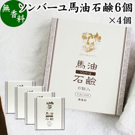 馬油 石鹸 6個入×4個 ソンバーユ 馬油 石けん せっけん 尊馬油 薬師堂 馬油 ソープ 無着色 無香料 ばーゆ バーユ まーゆ 馬の油 固形ソープ 保湿 ボディケア 洗顔用 全身用 体用 浴用 ベビー用 赤ちゃん ボディソープ 洗顔石鹸 固形石鹸 ギフト プレゼント スキンケア 安全