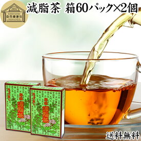 減脂茶 60パック×2個 ダイエット茶 ダイエットティー ギムネマ茶 配合 ぎむねま茶 ギムネマシルベスタ 決明子 ケツメイシ 甘草 カンゾウ サンザシ ギムネマ葉 送料無料 ダイエット サポート サプリ 漢方 生薬 ハーブティー お茶 ティーパック ティーバッグ 薬草茶 健康食品