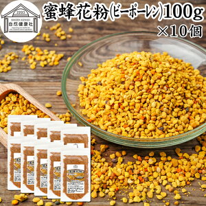 蜜蜂 花粉 100g×10個 ビーポーレン 非加熱 花粉団子 花粉荷 みつばち かふん 100% 保存料 無添加 花粉 亜鉛 サプリ メント 顆粒 粒 BEE POLLEN アミノ酸 スーパー パーフェクト フード ビタミン A B