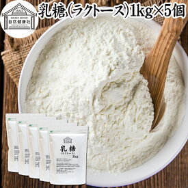 乳糖 1kg×5個 ラクトース オリゴ糖 粉末 100％ パウダー 保存料 無添加 業務用 サプリ メント 母乳 乳酸菌 ビフィズス菌 善玉菌 プロバイオティクス プレバイオティクス 菌活 腸活 腸内フローラ 飲料 砂糖不使用 おすすめ お試し おためし ダイエット 健康 甘味料 介護食