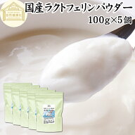 ラクトフェリン パウダー 100g×5個 粉末 ラクトフェリン サプリ 乳酸菌 パウダー サプリメント ビフィズ…