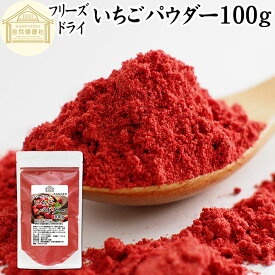 いちごパウダー 100g フリーズドライ いちご パウダー イチゴパウダー 苺パウダー 保存料 無添加 業務用 製菓用 ストロベリーパウダー 苺 100% ストロベリー パウダー 菓子 材料 菓子材料 製菓材料 お菓子 洋菓子 パン パン材料 スイーツ 和菓子 製菓 製パン 材料