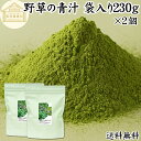 野草の青汁 袋入り 230g×2個 青汁 粉末 すぎな クマザサ よもぎ スギナ 熊笹 ヨモギ パウダー 国産 サプリ サプリメント すぎな茶 クマザサ茶 よもぎ茶 粉茶 おすすめ 無農薬 保存料 無添加 ハーブ ノンカフェイン 葉酸 ルテイン ポリフェノール 野菜不足 野菜粉末 食物繊維