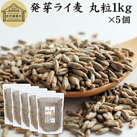 発芽ライ麦 丸粒 1kg×5個 全粒 粒 ドイツ産 ライ麦パン ライブレッド パン用 発芽 ライ麦 ナチュラル 割合 100% モルト ライムギ 保存料 無添加 大容量 業務用 食パン 製菓 製パン パン作り サラダ スープ 食材 ベーカリー レシピ 自家製 ヘルシー 菓子 クッキー スコーン