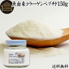 魚コラーゲンペプチド 150g 粉末 パウダー サプリ サプリメント コラーゲン ペプチド 魚 由来 フィッシュ マリン 超低分子 100% 保存料 無添加 無着色 無香料 純粋 動物性 水溶性 たんぱく質 飲料 健康 食品 美容 スキンケア collagen アミノ酸 コーヒー お茶 ジュース