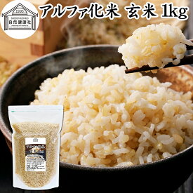 アルファ化米 玄米 1kg 1,000g アルファ米 玄米ご飯 賞味期限 5年間 業務用 非常食 保存食 α化米 防災 用品 備蓄 食品 便利 インスタント 水で戻せる アルファー米 非常用 アレンジ 国産 国産米 100% 保存料 無添加 大容量 簡単 かんたん 手軽 常温保存 長期保存 ライス