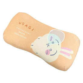 MORIPiLO ちいかわ 低反発クッション 腰枕 (うさぎ ミニリラックスピロー) ぬいぐるみ グッズ ベージュ 15x31x8cm 椅子 背もたれ 昼寝枕 誕生日 プレゼント 可愛い 柔らかめ キャラクター まくら