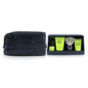 yzA[gIuVF[rO the four elements of the perfect shave set with bag - bergamot & neroli : pre shave oil + shave crm + a/s balm + brush + razor 5pcs+1bag[yVCO]