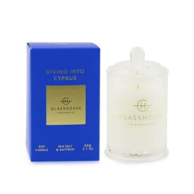 [送料無料]グラスハウス triple scented soy candle - diving into cyprus (sea salt & saffron) 60g[楽天海外直送]