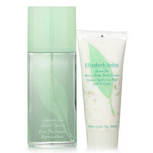 yԗDǃVbvzGUxXA[f green tea coffret: eau parfumee spray 100ml + honey drops body cream 100ml 2pcs[yVCO]