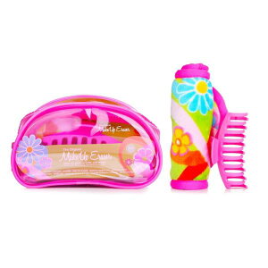 CN CCT[ flowerbomb set (1x makeup eraser cloth + 1x hair claw clip + 1x bag) 2pcs+1bag[yVCO]